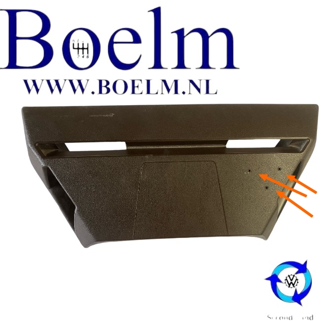 Gebruikte Beschermkap middenconsole / verwarming Bruin T25/T3 bus 251259135A 