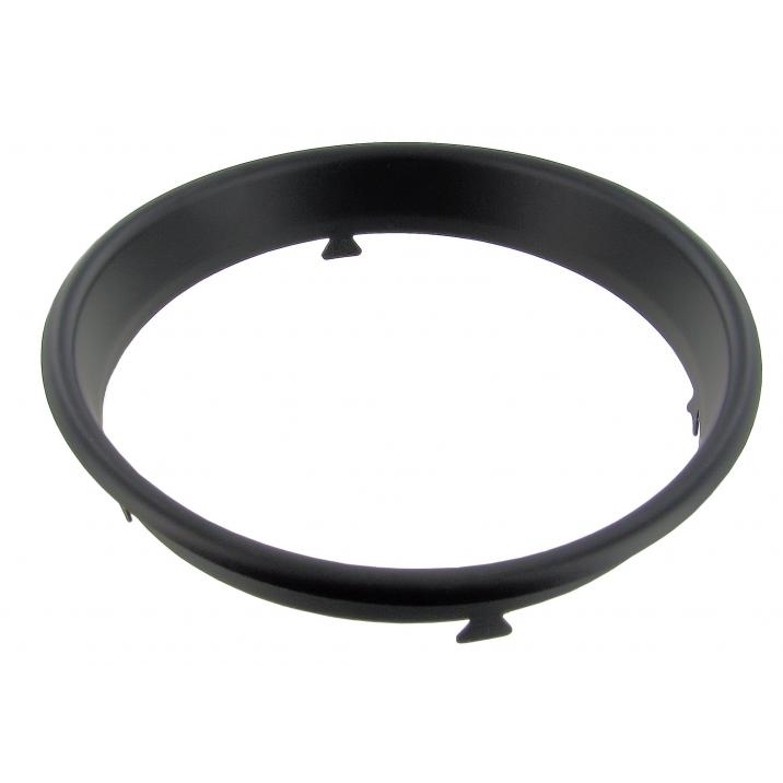 Snelheidsmeter ring zwart aluminium. Kever 1200-1300-1500-1302 8/1957 en later. Karmann Ghia T/M 7/1966 113957371E