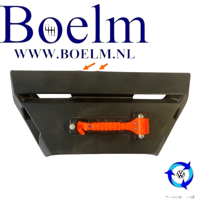 Gebruikte Beschermkap middenconsole / verwarming Zwart T25/T3 bus 251259135A