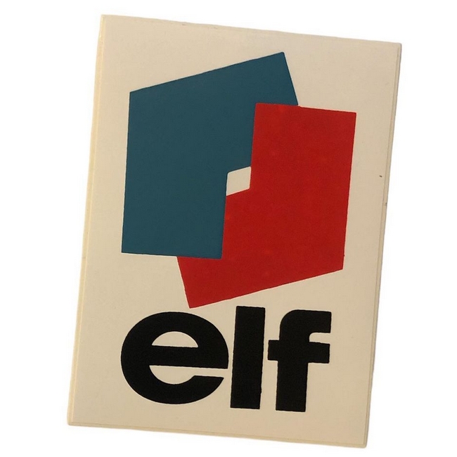 Sticker "ELF" 7.4x10cm (buitenzijde)