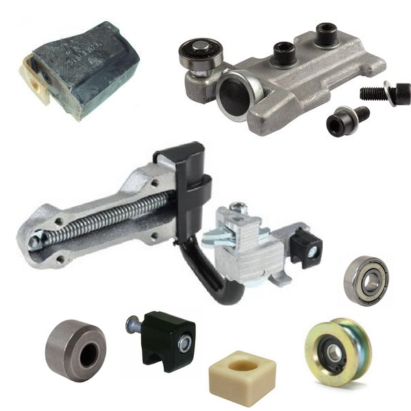 Rolgeleiding en rubbers Rolgeleiding en rubbers