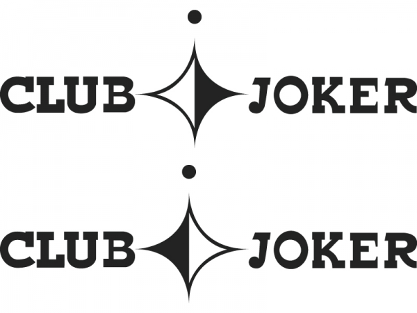 Club Joker Stickerset deuren T25 / T3 zwart