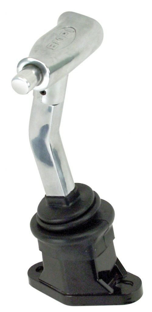 T-handle shifter, kort, totale lengte 254mm, aluminium, gepolijst