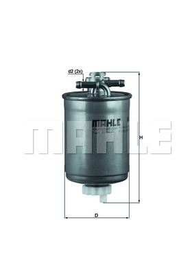 Brandstoffilter Lupo / Arosa / Polo SDI / TDI MAHLE KL410D
