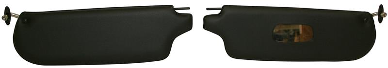Zonnekleppen Karmann Ghia, links/rechts, zwart (set) 141898550H