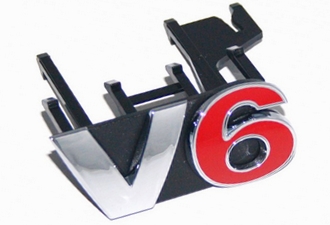 V6 embleem oem Golf 4 1J6853679E_GQF V6 embleem oem Golf 4 1J6853679E_GQF