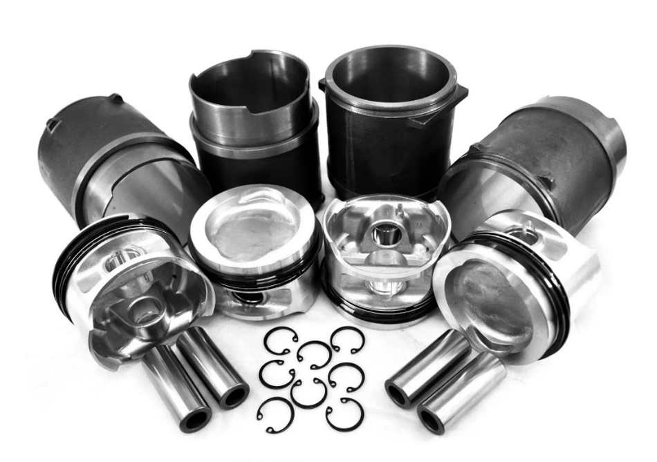 Zuiger / cilinder set. BIG Bore, 95.5 mm, slip in type. Aanpassing 2.1 naar 2.2 L  025198075D (AA)