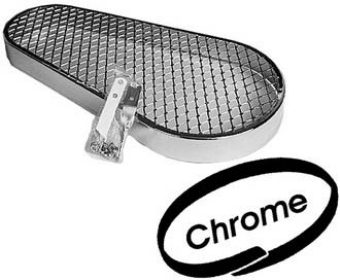 Chrome pulley guard / V-snaar beschermer geperforeerd