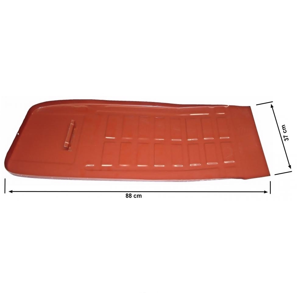 Accuplaat groot (37 x 88 cm). Kever T/M 7/1972 111701004T