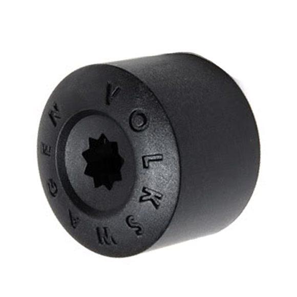 Wielboutkap satijnzwart 1K0601173 Wielboutkap satijnzwart 1K0601173