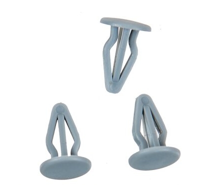 Bekledingspaneel clips 10 stuks zilvergrijs 801867299 (10 stuks)