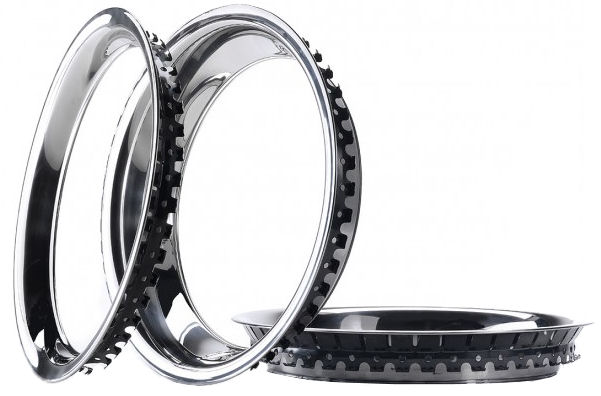 Velgringen gepolijst RVS 4 stuks 15 inch Velgringen gepolijst RVS 4 stuks 15 inch