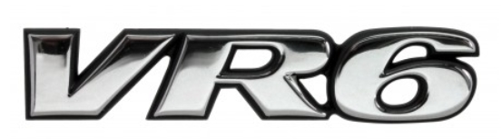 Nieuw en origineel VR6 embleem voor achterklep Golf 3 / Corrado 3A0853675