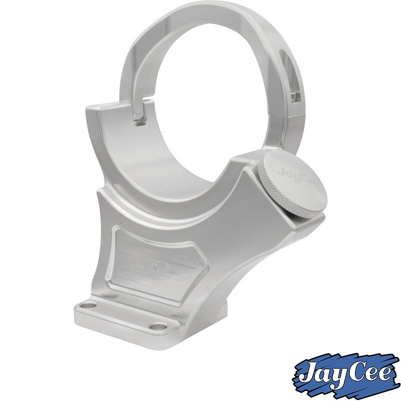 Dynamosteun zilver geanodiseerde aluminium (billet) JayCee