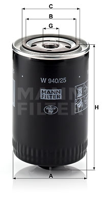 Oliefilter 068115561B  / MANN Filter