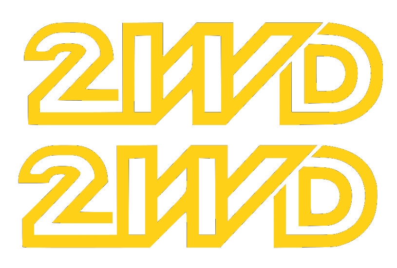 Stickerset 2WD geel