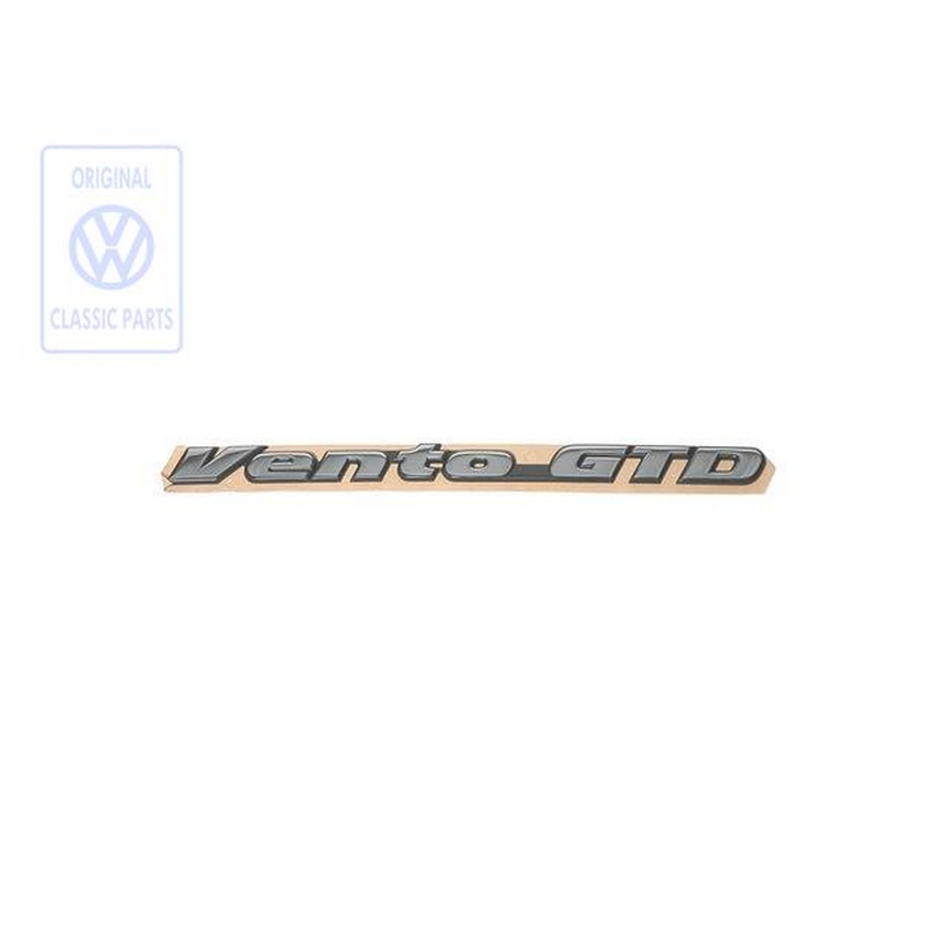 Origineel zwart / chroom VENTO GTD  embleem 1H5853687AE