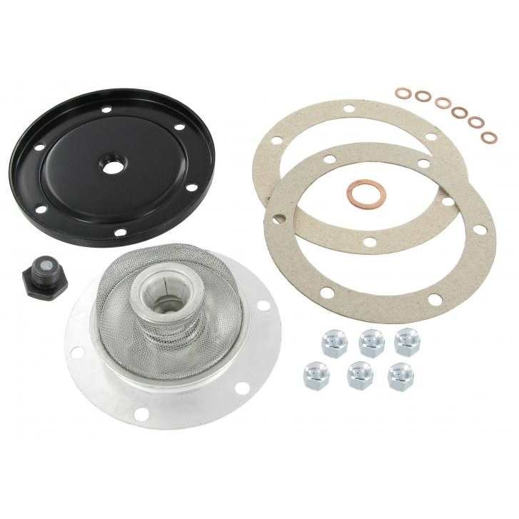 Carterdeksel set met magnetische aftapplug zwart. Type 1 tot en met 7 Carterdeksel set met magnetische aftapplug zwart. Type 1 tot en met 7