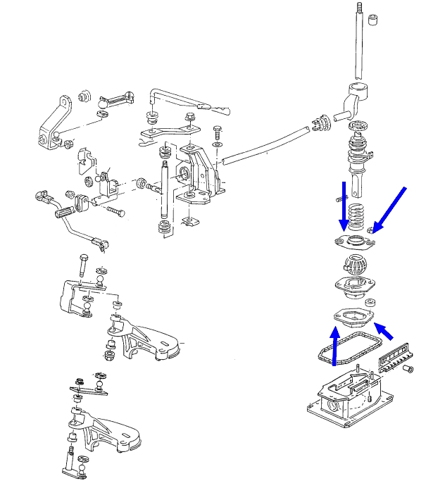 Reparatieset voor schakelpook 191798116A