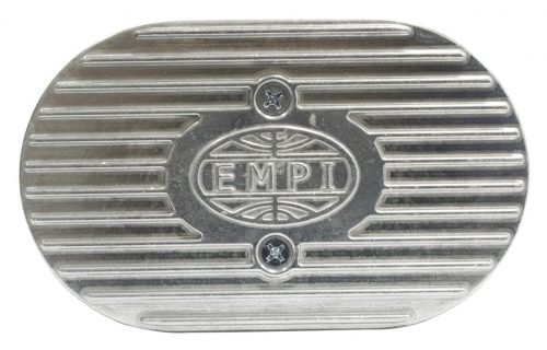luchtfilter, diecast met Empi logo, ovaal, 3.875" hoog. voor Empi HPMX, Weber IDF en Empi D Carburateurs