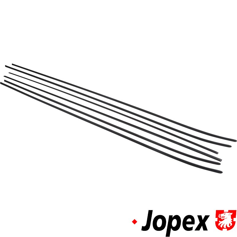 Sierlijstenset zwart Golf 1 2-deurs en cabrio 171898111BL