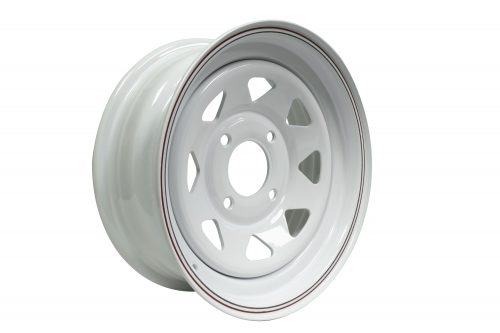 Velg staal, wit gepoedercoat 4x130