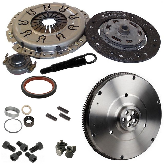 Complete vliegwiel / koppelingset WBX / Type 4 motoren 228mm Complete vliegwiel / koppelingset WBX / Type 4 motoren 228mm