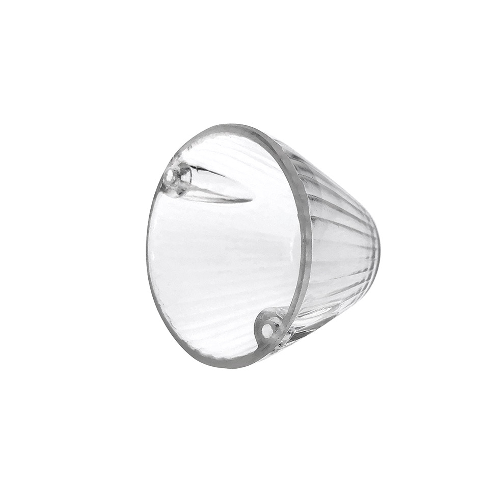 Richtingaangever lens voor (per stuk). Karmann Ghia 8/1964 T/M 7/1969 (clear). Type 3 8/1961 T/M 7/1964 (clear) 