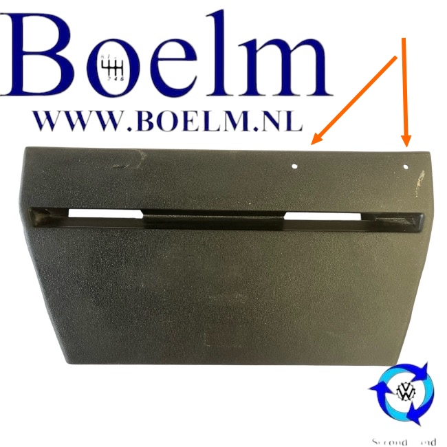 Gebruikte Beschermkap middenconsole / verwarming Zwart T25/T3 bus 251259135D 