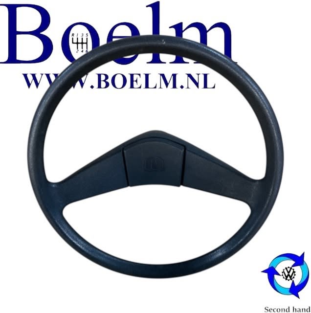 Gebruikt stuur zwart Golf 1/ Caddy 1/ Scirocco 1 e.d.  861419655B