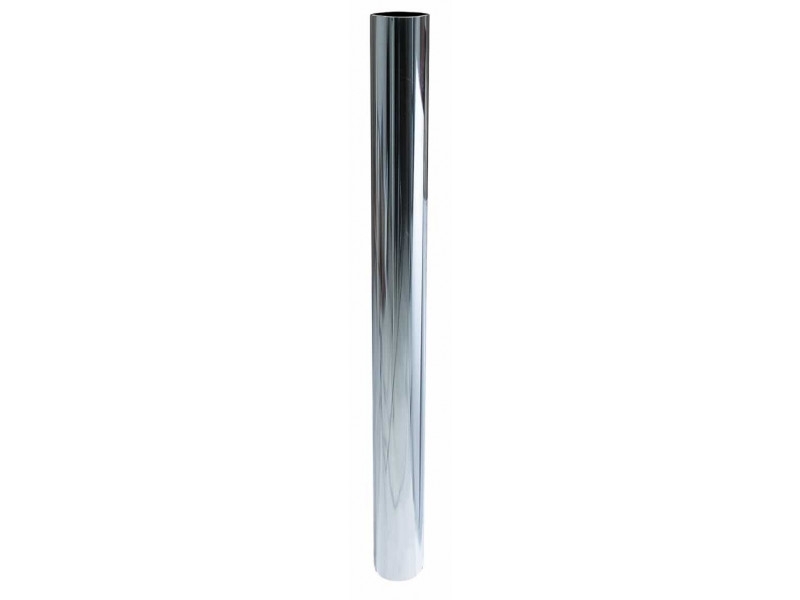 Tafelpoot chrome 701cm lang, 5.5cm diameter