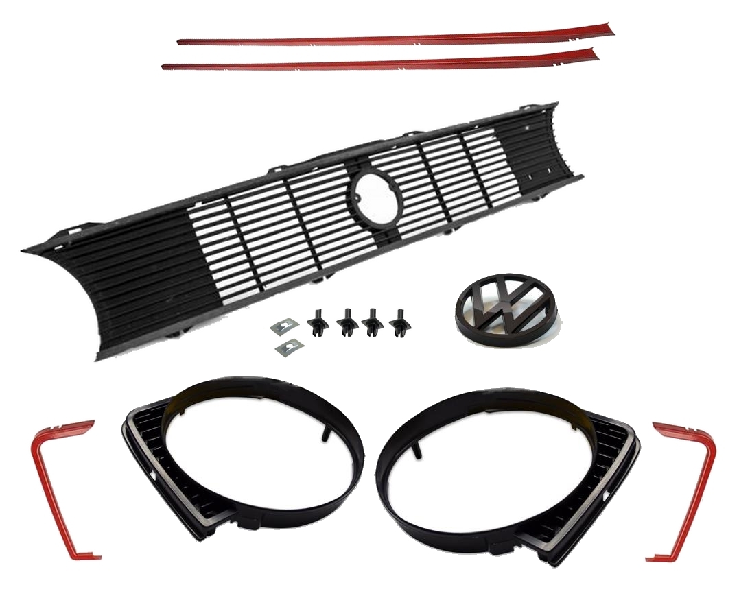 Golf 1 GTI grille set compleet 