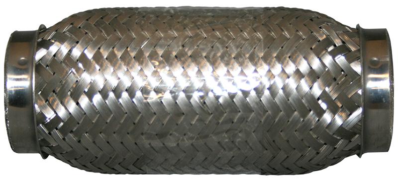 Flexibel uitlaatdeel, 63.5x180 mm, RVS