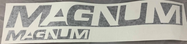 Sticker Set - Magnum antraciet (2 stuks)