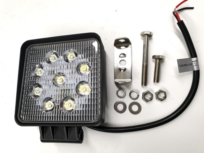 WPK LED-werklamp 9-32V, 9 LED's, 2200 lumen, IP67