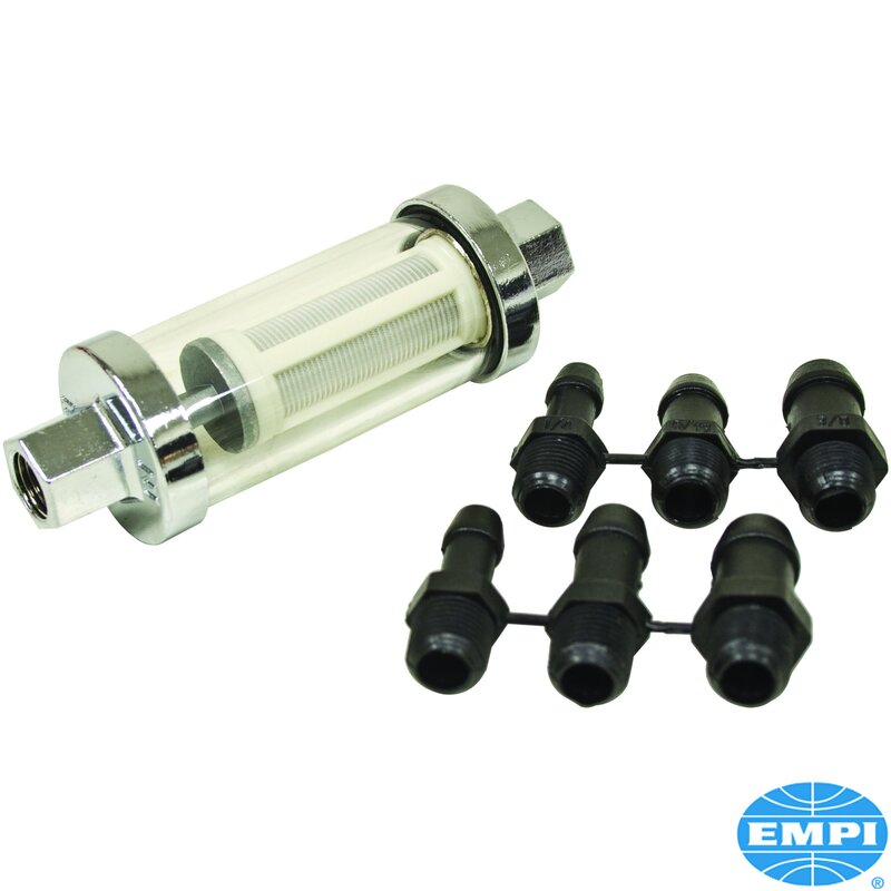 Glazen brandstoffilter set 6.5 /8 / 9.5mm (Carburateur motoren) Glazen brandstoffilter set 6.5 /8 / 9.5mm (Carburateur motoren)