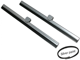 Set ruitenwisserbladen, zilver, 245 mm, 9.65 inch. Kever 1957-1964 113998425B