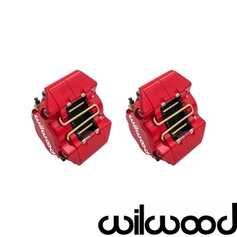 Remklauw set (2 stuks) vooras rood Wilwood inclusief remblokken en montagemateriaal