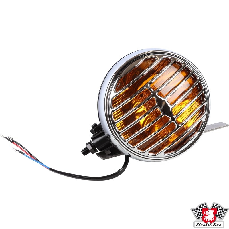 Mistlicht voorzijde geel glas (per stuk) 12v 152mm diameter en 76mm diepte Mistlicht voorzijde geel glas (per stuk) 12v 152mm diameter en 76mm diepte