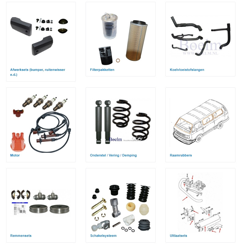 BUNDELS VOOR T3 BUS BUNDELS VOOR T3 BUS
