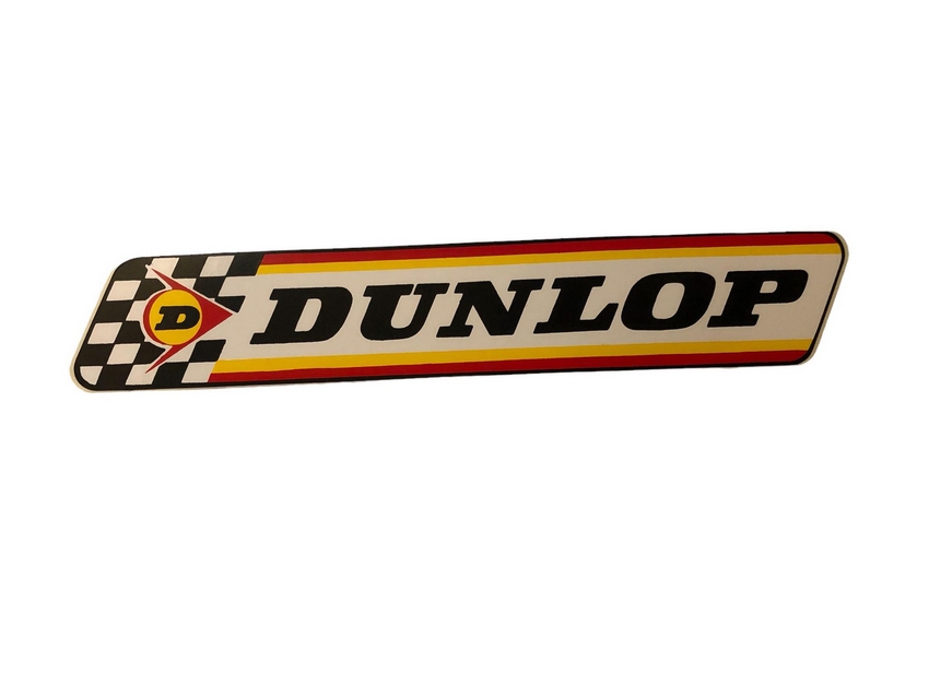 Sticker "Dunlop" 29x5cm (buitenzijde) 