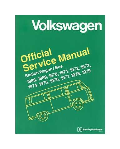 "VW Transporter T2 68-79" service manual Bentley