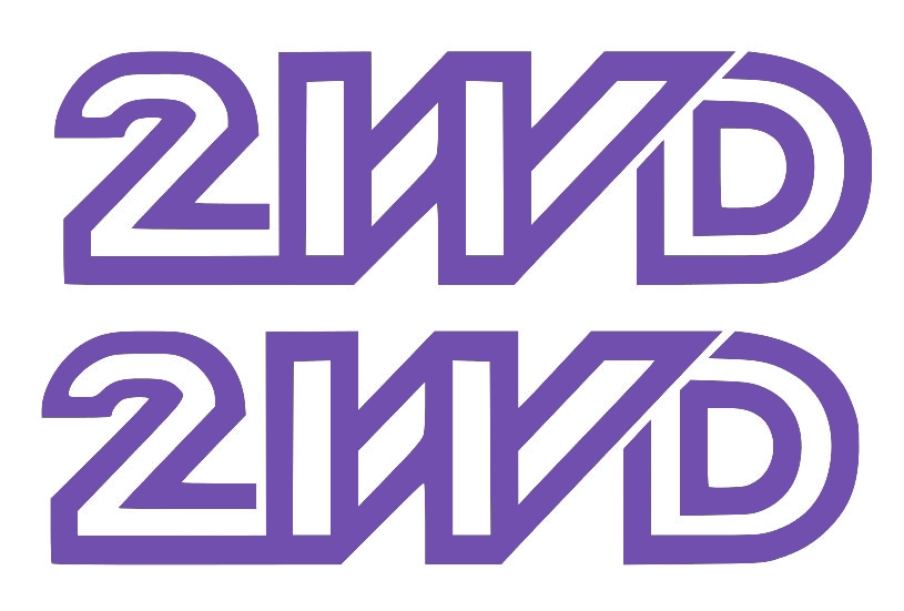 Stickerset 2WD lila