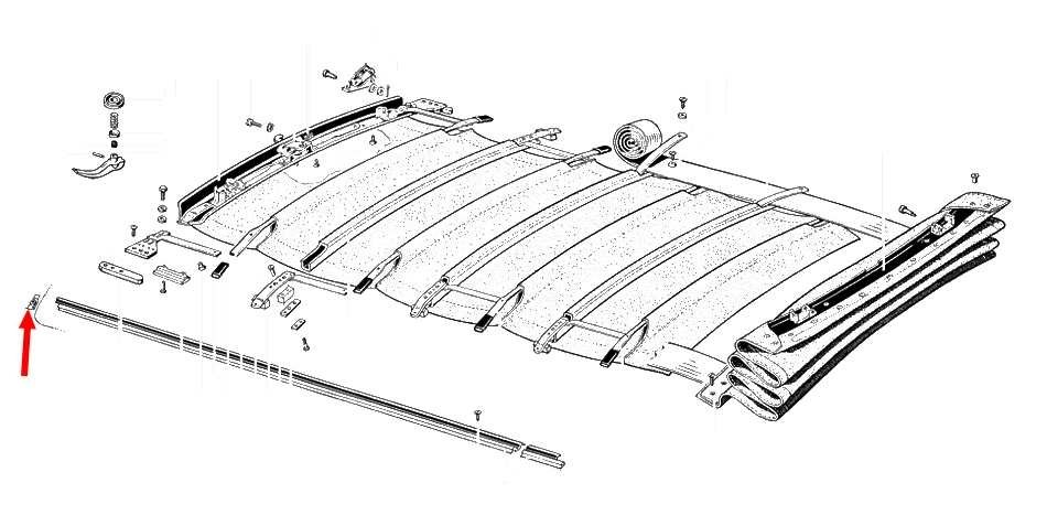 Vierkantmoer in vouwdakkader M5x8, per stuk