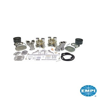 Dubbele EMPI Ultra HPMX 40 carburateur set.