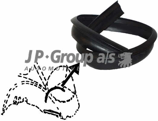 Motor afsluitrubber voor A-kwal. 113813741G