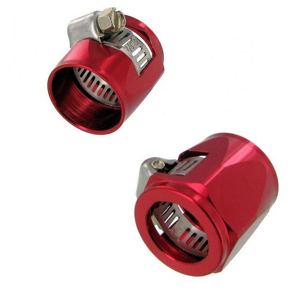 Heavy Duty slangklemmen rood (Set). Maximum slang buitenmaat 20.9 mm 