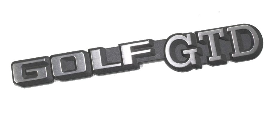 Golf GTD  embleem voor achterklep Golf 2 191853687D