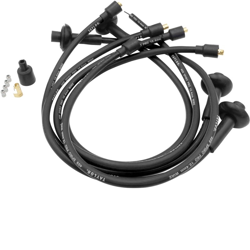 Spiro Pro "409" Race bougiekabel set zwart