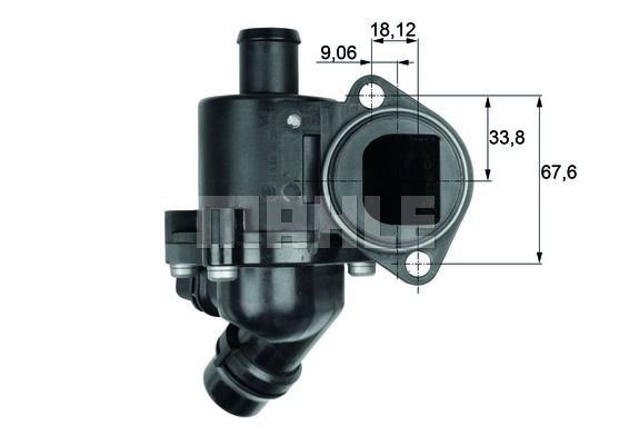 Thermostaathuis compleet Mahle 06B121111L   Thermostaathuis compleet Mahle 06B121111L